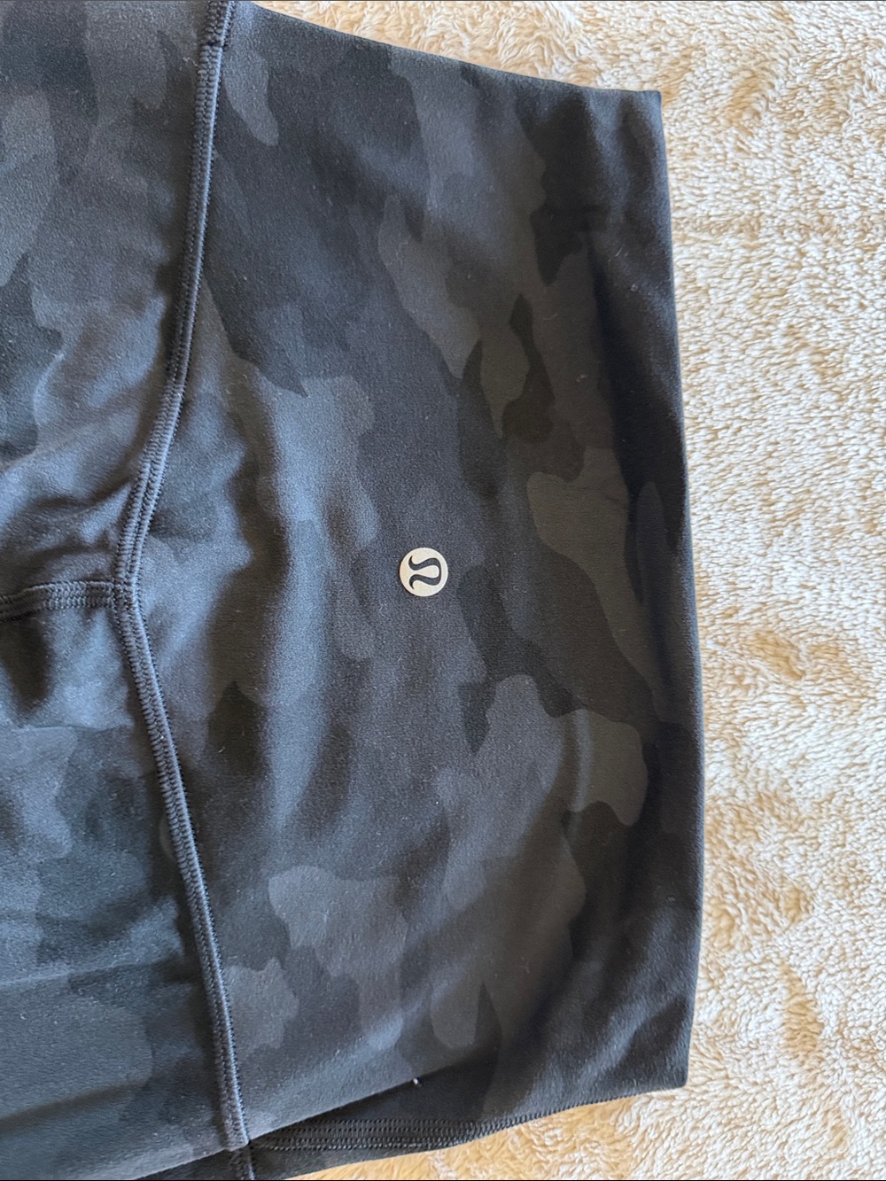 lululemon athletica Black Camo High-Waist Leggings
